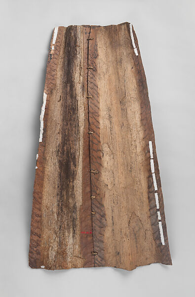 Painting from a Ceremonial House Ceiling, Kulumb, Simberaga Wanyi, Sago palm spathe, paint, Kwoma, Wanyi clan