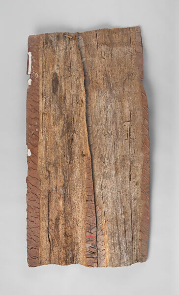 Painting from a Ceremonial House Ceiling, Gwoiyap, Amachi Kalaba, Sago palm spathe, paint, Kwoma, Kalaba clan