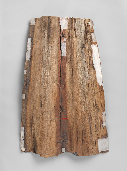 Painting from a Ceremonial House Ceiling, Kwarandjindji, Kalaba, Sago palm spathe, paint, Kwoma, Kalaba clan