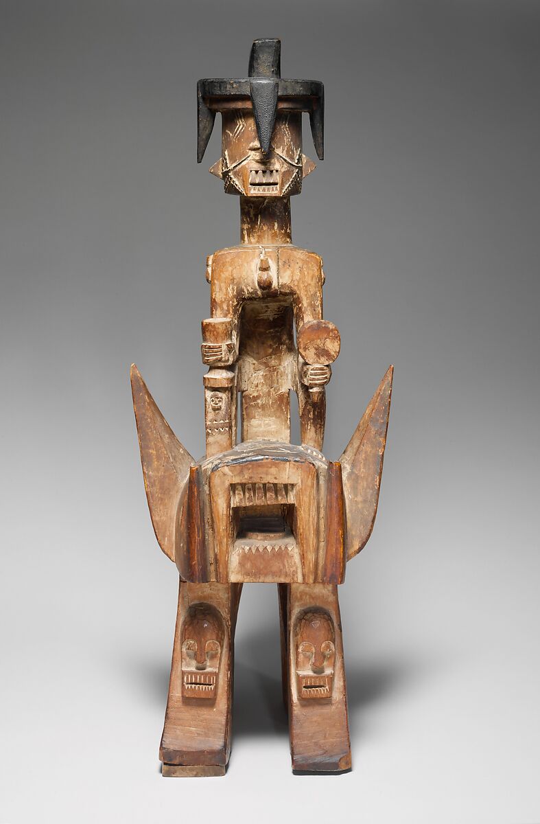 Shrine (Iphri), Wood, pigment, Ijo peoples 