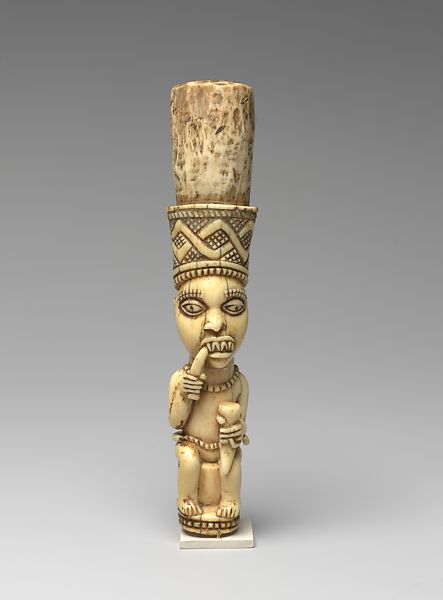 Scepter: Male Figure, Ivory, Kongo peoples 