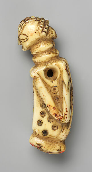 Pendant: Female Half Figure, Ivory, Luba peoples