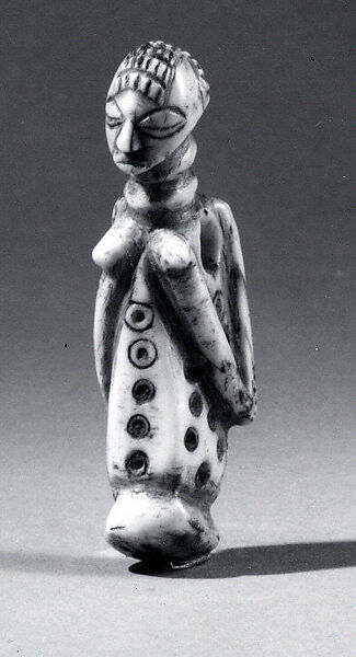 Pendant: Female Half Figure, Ivory, Luba peoples