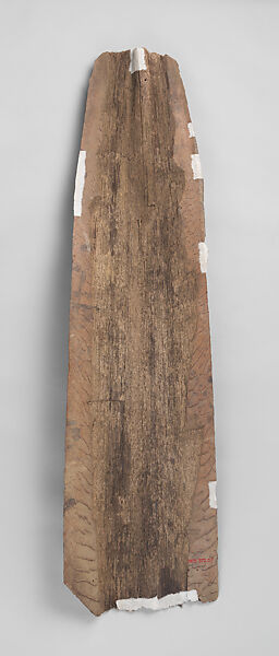 Painting from a Ceremonial House Ceiling, Mburrnggei, Amachi-Kalaba, Sago palm spathe, paint, Kwoma, Amachi-Kalaba clan