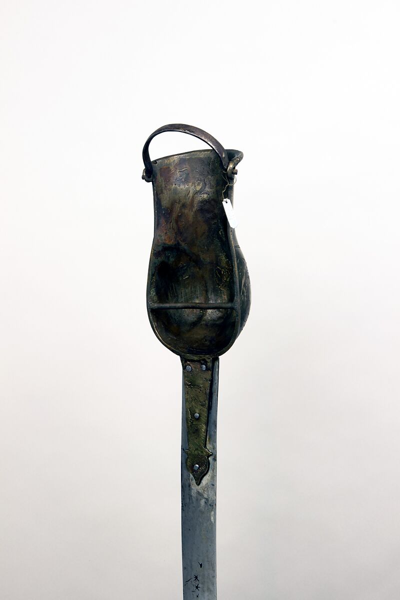 Gauntlet Sword (Pata), Steel, brass, Indian