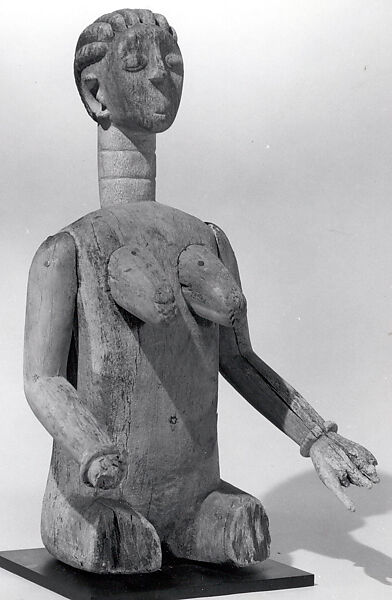 Half Figure: Female, Wood, Ewe peoples