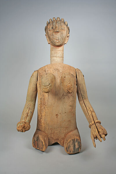 Half Figure: Female, Wood, Ewe peoples 