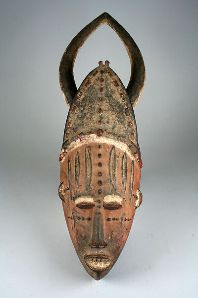 Horned Mask, Wood, pigments, Edo peoples, Urhobo group 