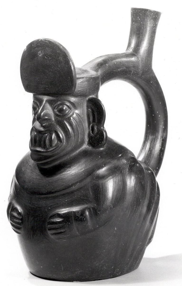 Bottle, Anthropomorphic Crab, Ceramic, slip, Inca-Chimú