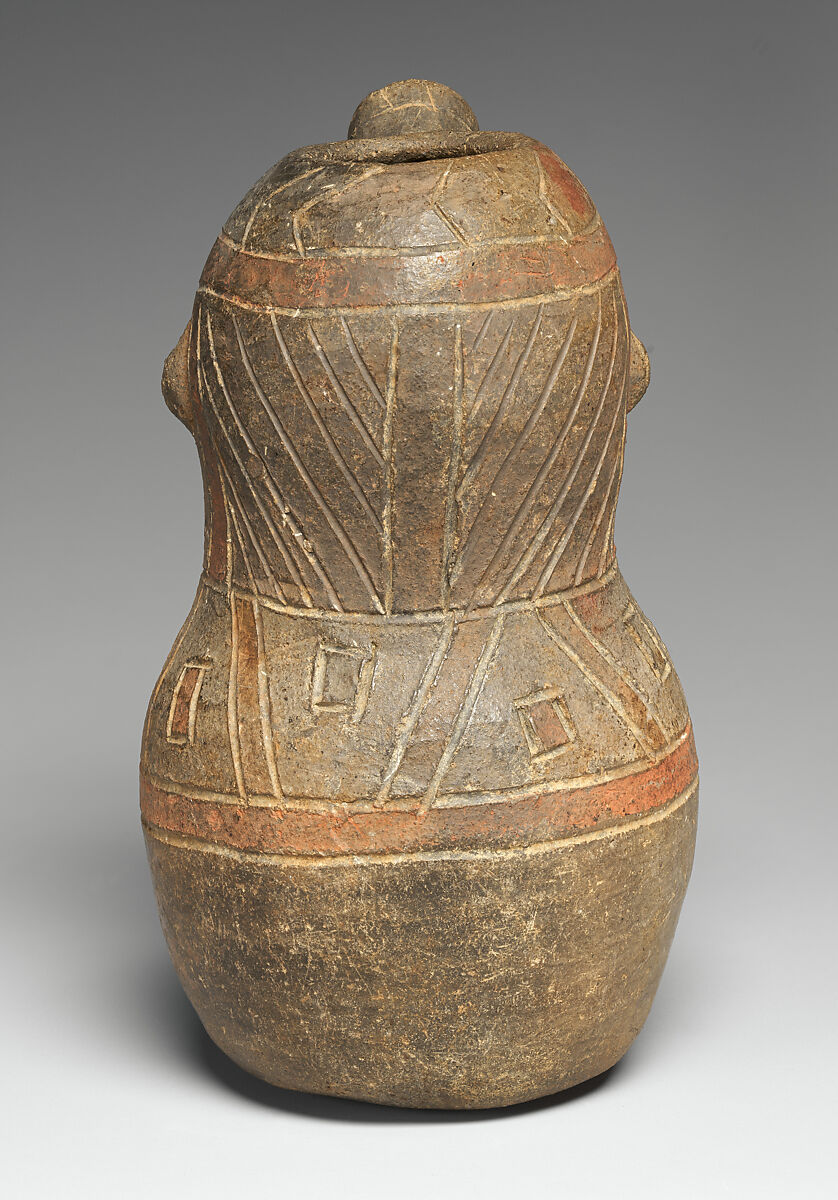 Figure Bottle, Ceramic, Paracas