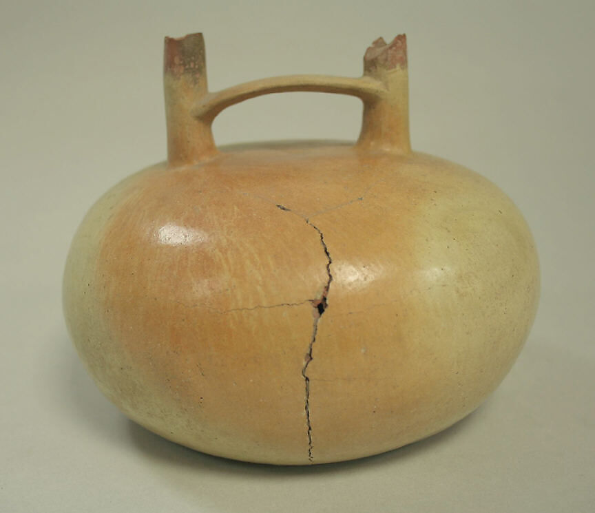 Double Spout Bottle, Ceramic, Topará 