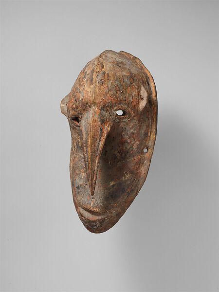 Mask (Wale or Ware), Wood, paint, coastal Boiken people 