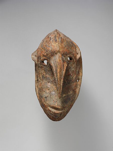 Mask (Wale or Ware), Wood, paint, coastal Boiken people
