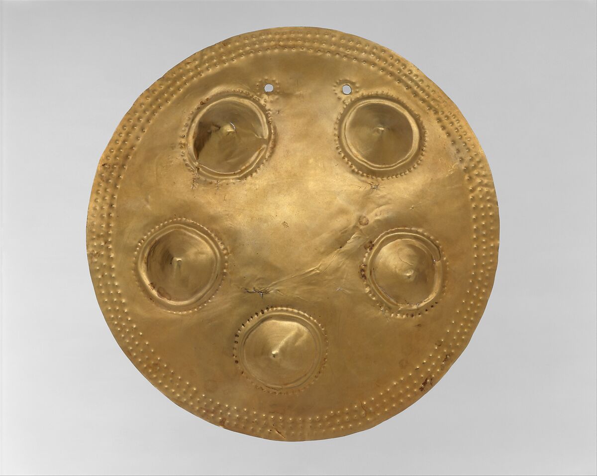 Pectoral Disk (Patena), Gold, Veraguas (?) 