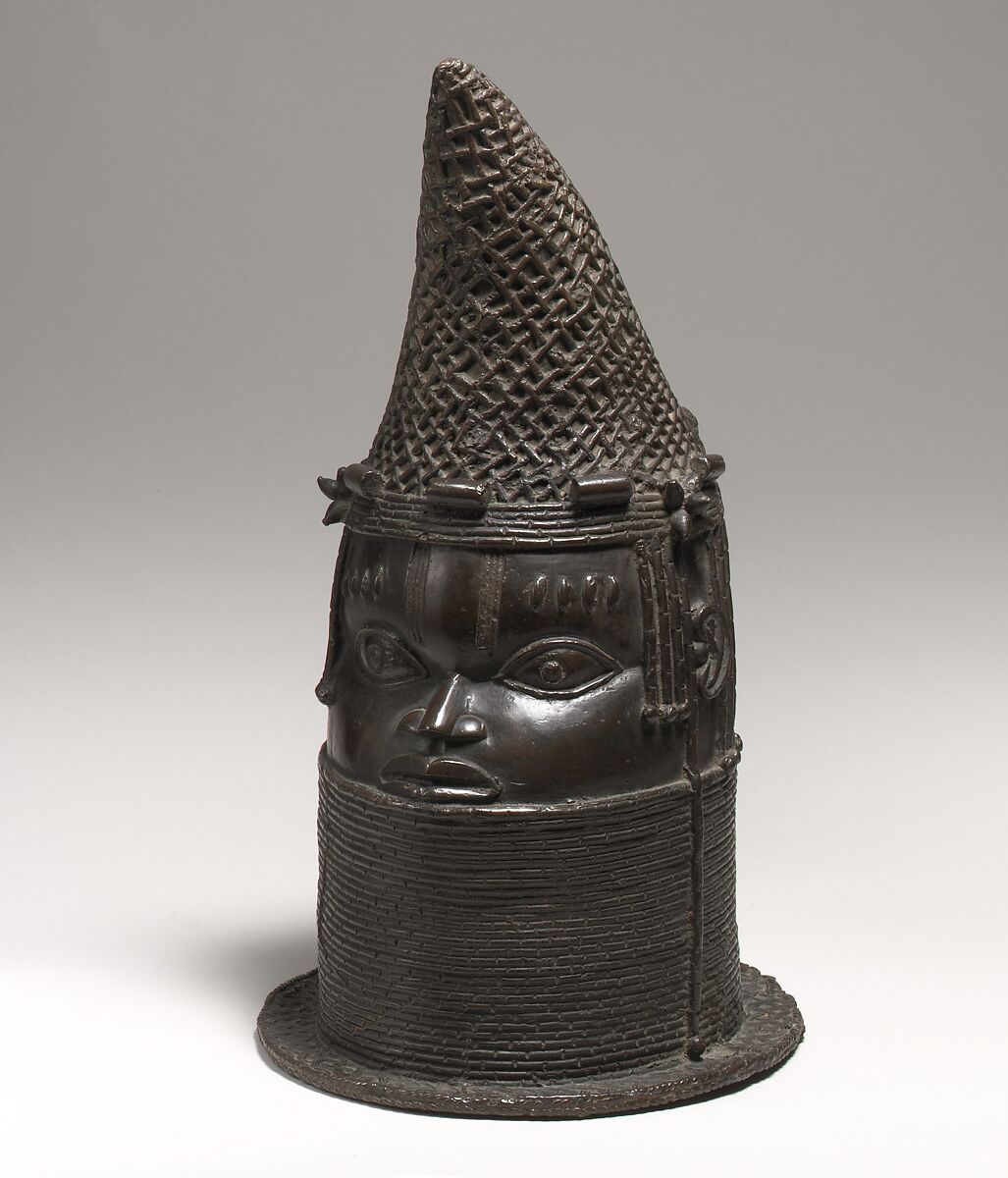 Head of a Queen Mother (Iyoba), Brass, Edo peoples 