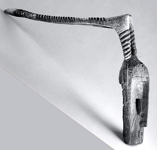 Mask: Antelope, Dogon artist, Wood, pigment, Dogon peoples