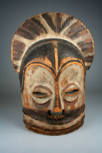 Mask, Wood, pigment, Luba or Songye peoples