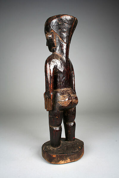 Figure: Female, Wood, camwood powder, Kuba peoples