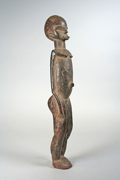 Figure: Female (Bateba), Lobi artist, Wood, Lobi peoples