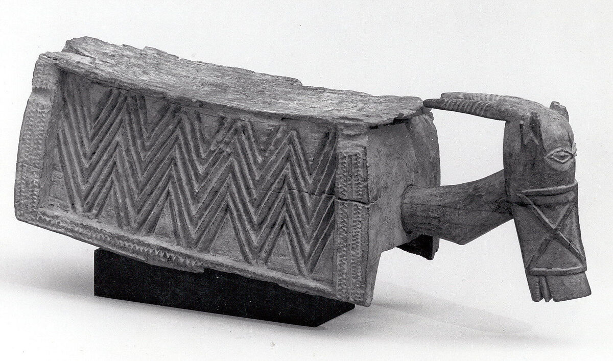 Stool: Zoomorphic, Wood, Dogon peoples 