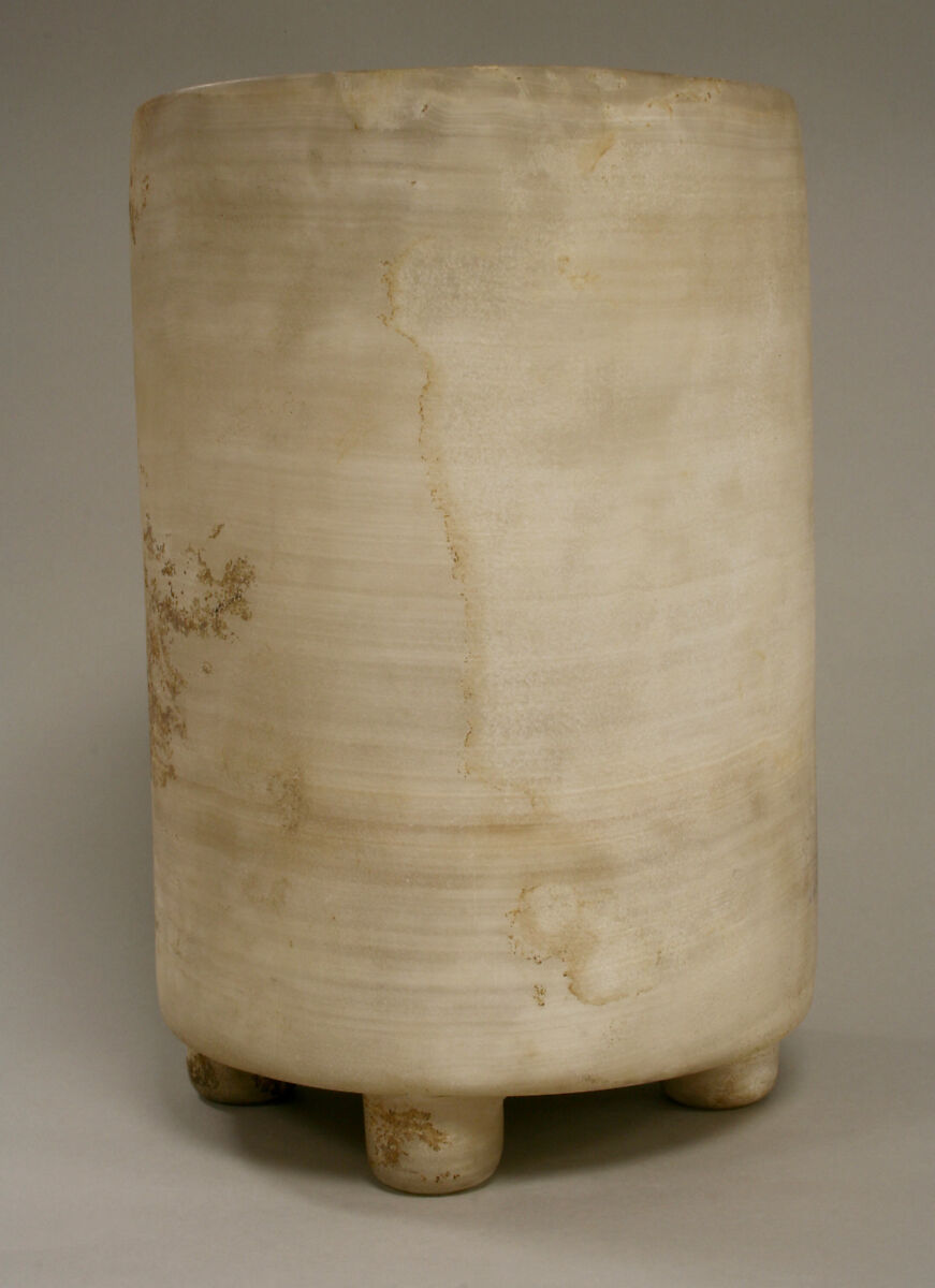 Onyx Vessel, Onyx marble (tecalli), Mexican 