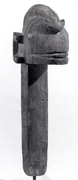 Figure: Head (Nommo), Wood, Dogon peoples 
