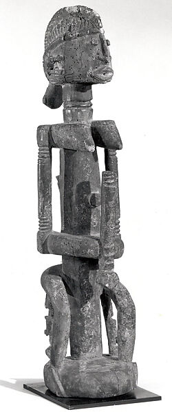 Seated Figure, Wood, iron, Dogon peoples 
