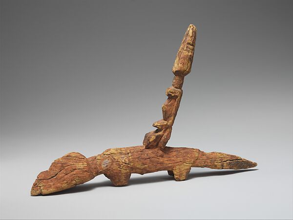 Rider Figure on Quadruped, Wood, pigment, Dogon peoples 