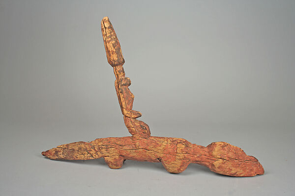 Rider Figure on Quadruped, Dogon blacksmith, Wood, pigment, Dogon peoples