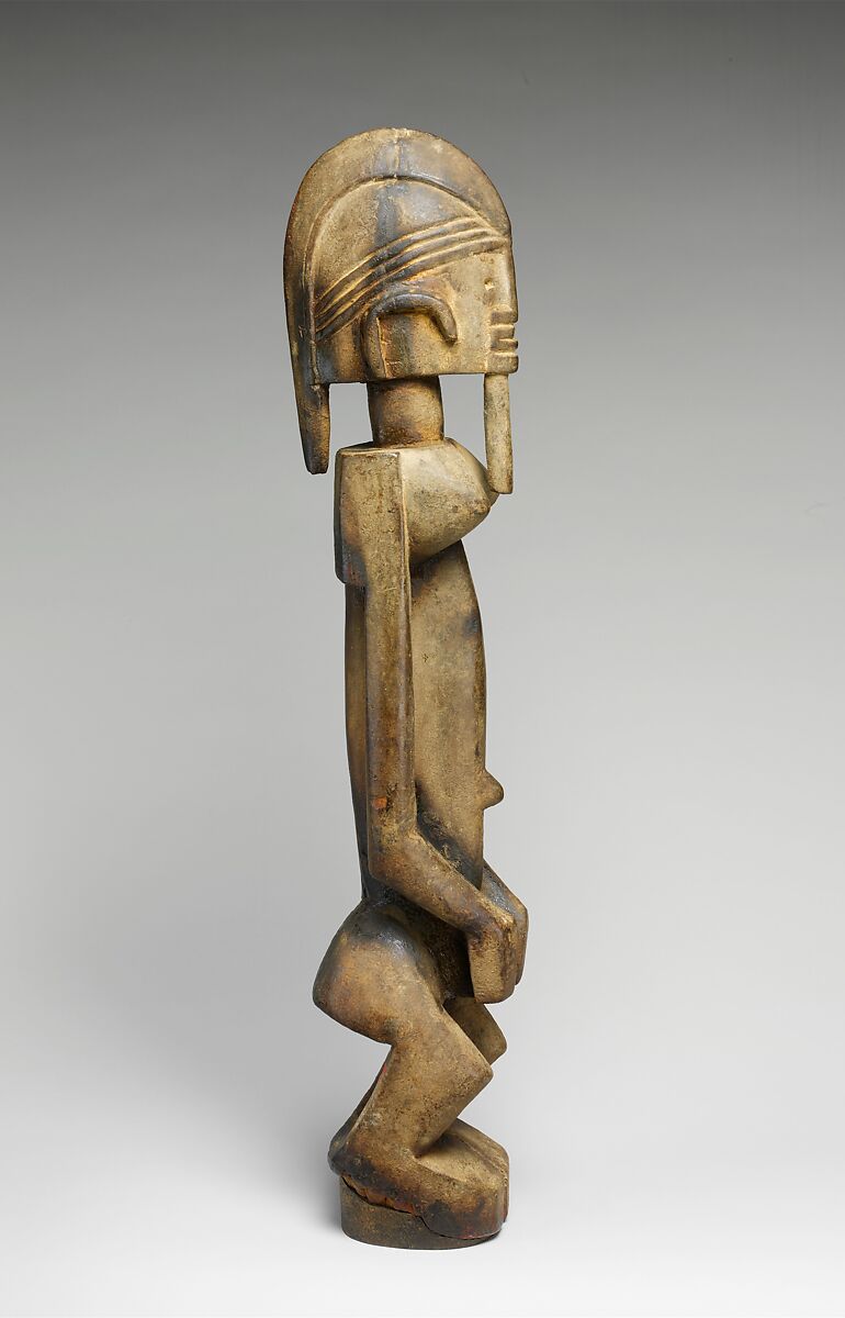 Female dege dal nda (sculpture of the terrace), "Master of Ogol" (active late 18th–early 19th century[?], Sanga region, Mali), Wood, Dogon peoples