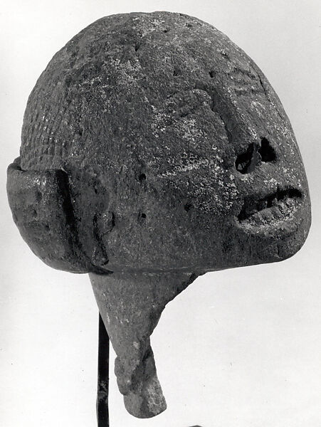 Figure: Head, Stone, Dogon peoples (?) 