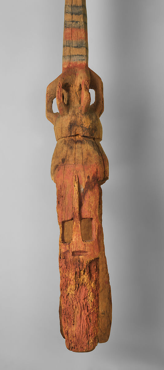 Imina Na (Great Mask), Dogon blacksmith, Wood, pigment, Dogon peoples