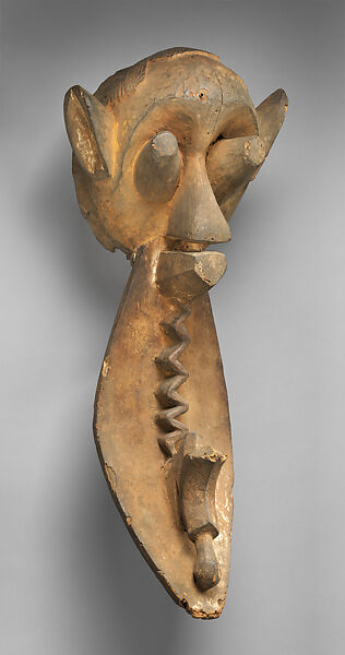 Igodo dance crest, Ijebu-Yoruba artist, Wood, pigment, Yoruba peoples, Ijebu group