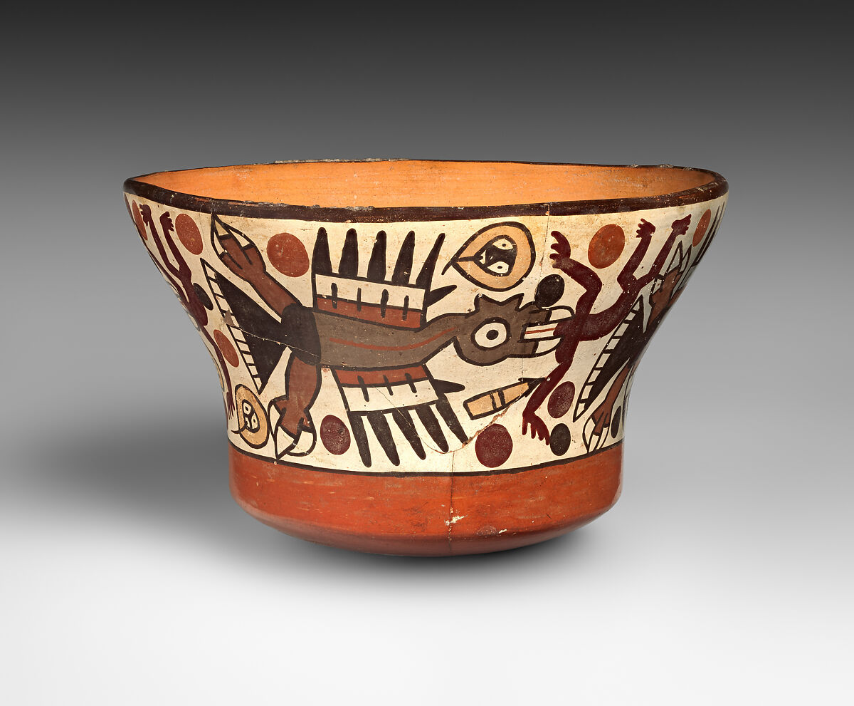 Bowl, Nasca artist(s), Ceramic, slip, Nasca