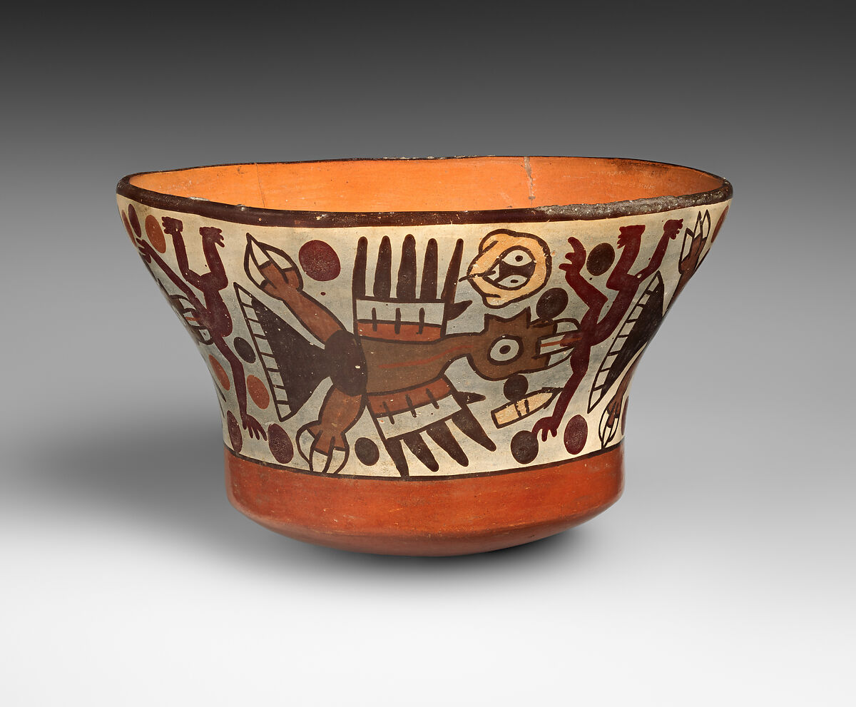 Bowl, Nasca artist(s), Ceramic, slip, Nasca