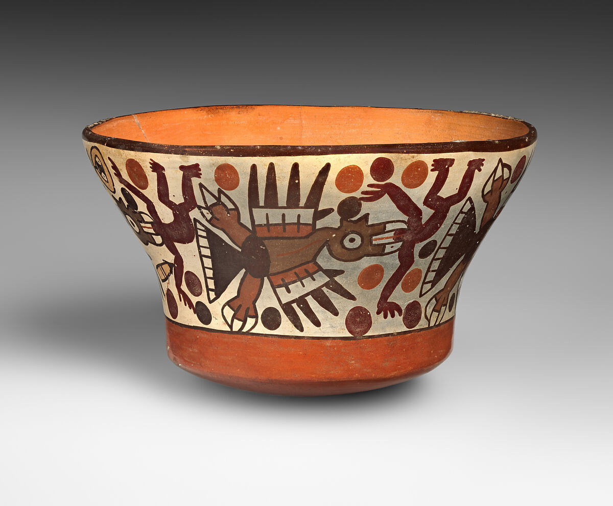 Bowl, Nasca artist(s), Ceramic, slip, Nasca