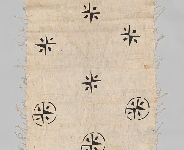 Barkcloth (Masi), Barkcloth, pigment, Fijian