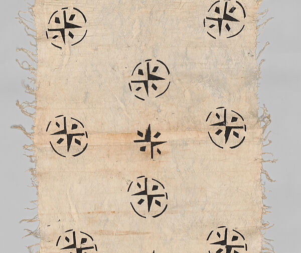 Barkcloth (Masi), Barkcloth, pigment, Fijian