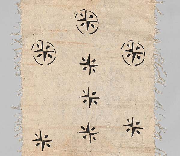 Barkcloth (Masi), Barkcloth, pigment, Fijian