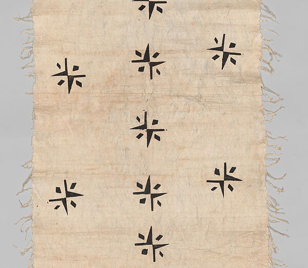 Barkcloth (Masi), Barkcloth, pigment, Fijian