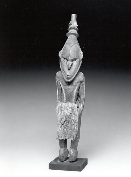 Male Figure (Kandimbwang ?), Wood, barkcloth, fiber, Murik Lakes (?) 