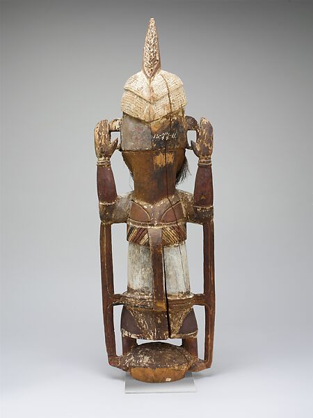 Figure (Uli), Wood, paint, fiber, shell, Central New Ireland, Mandak-Barak region