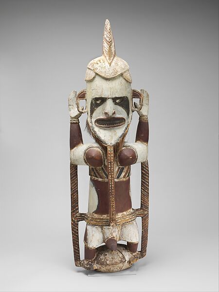 Figure (Uli), Wood, paint, fiber, shell, Central New Ireland, Mandak-Barak region 