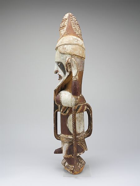 Figure (Uli), Wood, paint, fiber, shell, Central New Ireland, Mandak-Barak region