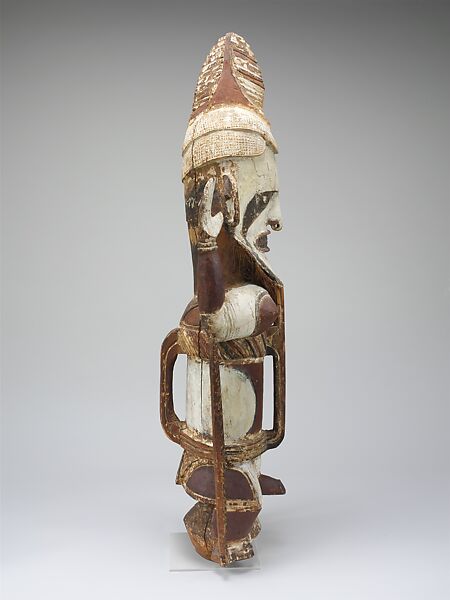 Figure (Uli), Wood, paint, fiber, shell, Central New Ireland, Mandak-Barak region