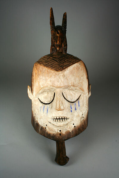 Helmet Mask (Hemba), Wood, pigment, Suku peoples 