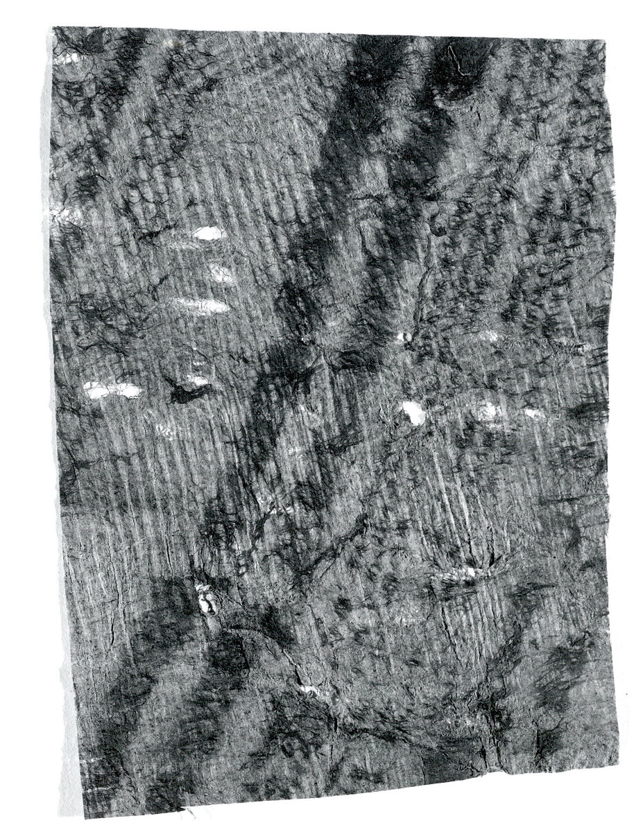 Barkcloth Fragment (Kapa), Barkcloth, pigment, Hawai'i 