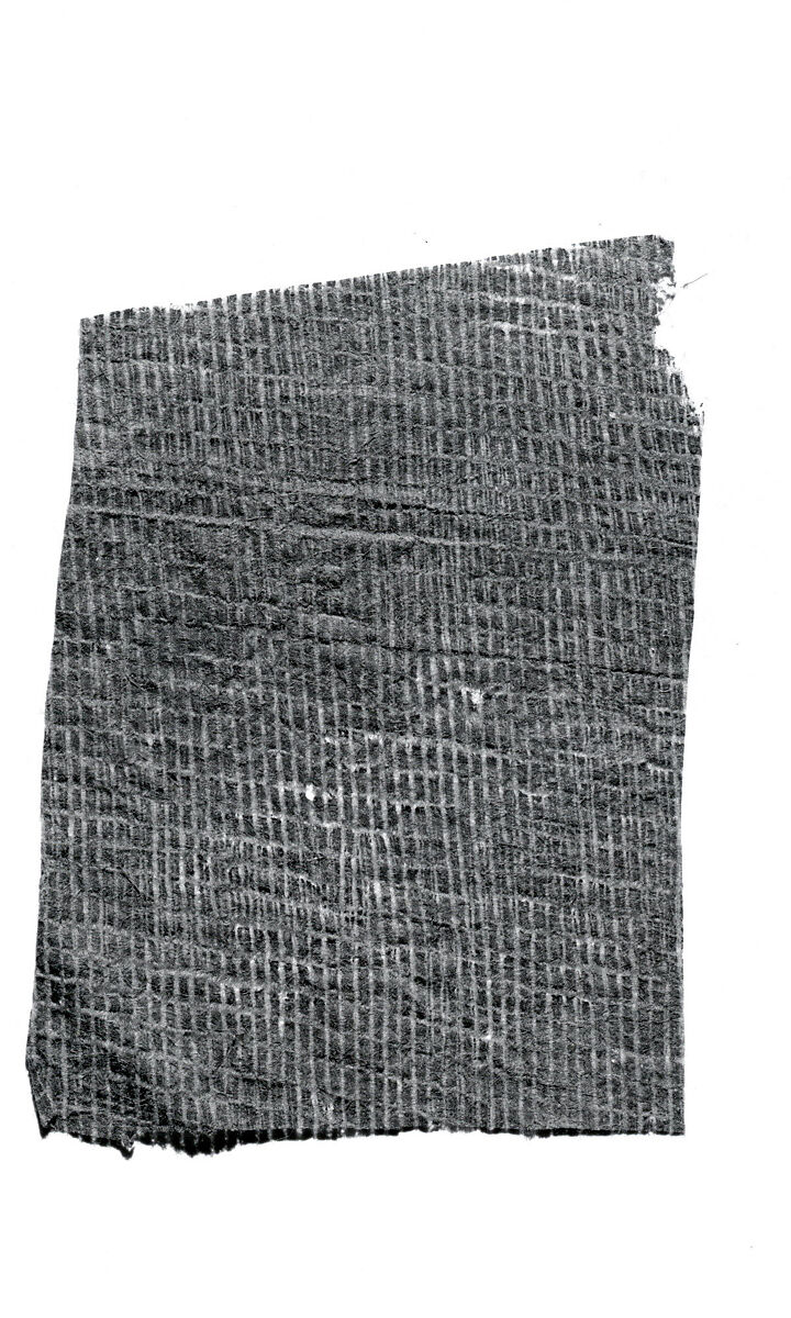 Barkcloth Fragment (Kapa), Barkcloth, pigment, Hawai'i 