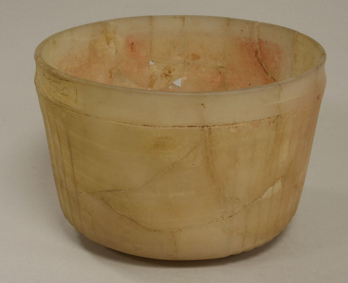 Onyx Bowl, Onyx marble (tecalli), pigment, Mexican 