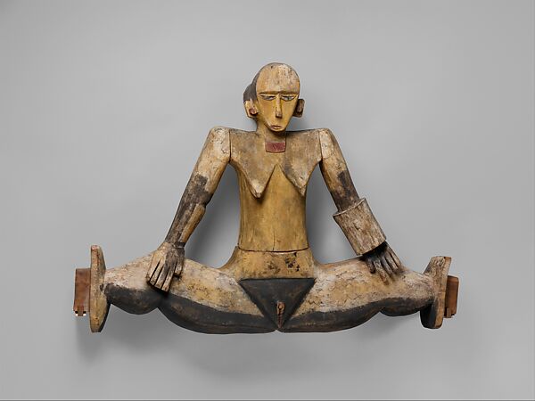 Dilukai (gable figure), Belauan artist, Wood, paint, Belauan peoples
